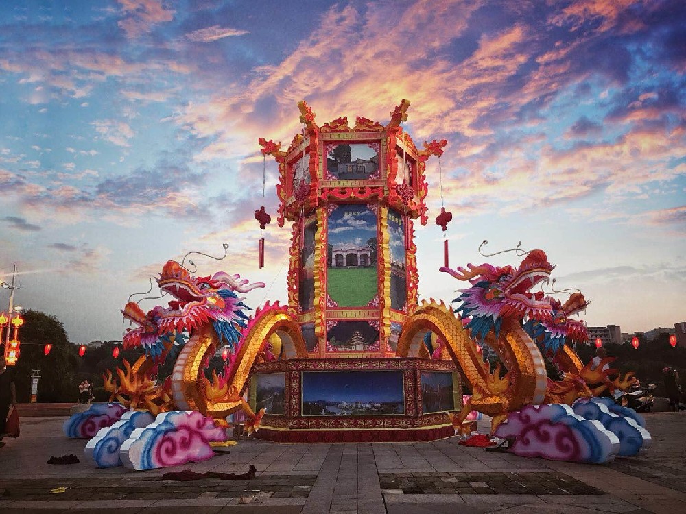 庆祝建国70周年达州灯会部分灯组