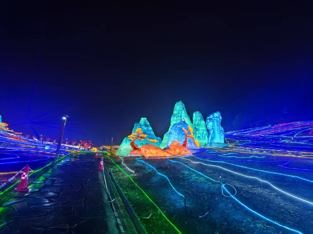 2025年广元百草园新春亮化项目现场实景